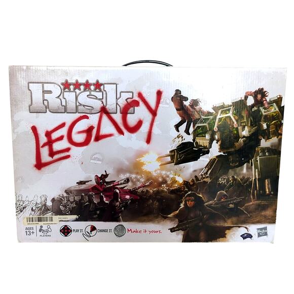 Risk Legacy Board Game Hasbro 2011 Complete Strategy Game Played Once - Picture 1 of 4